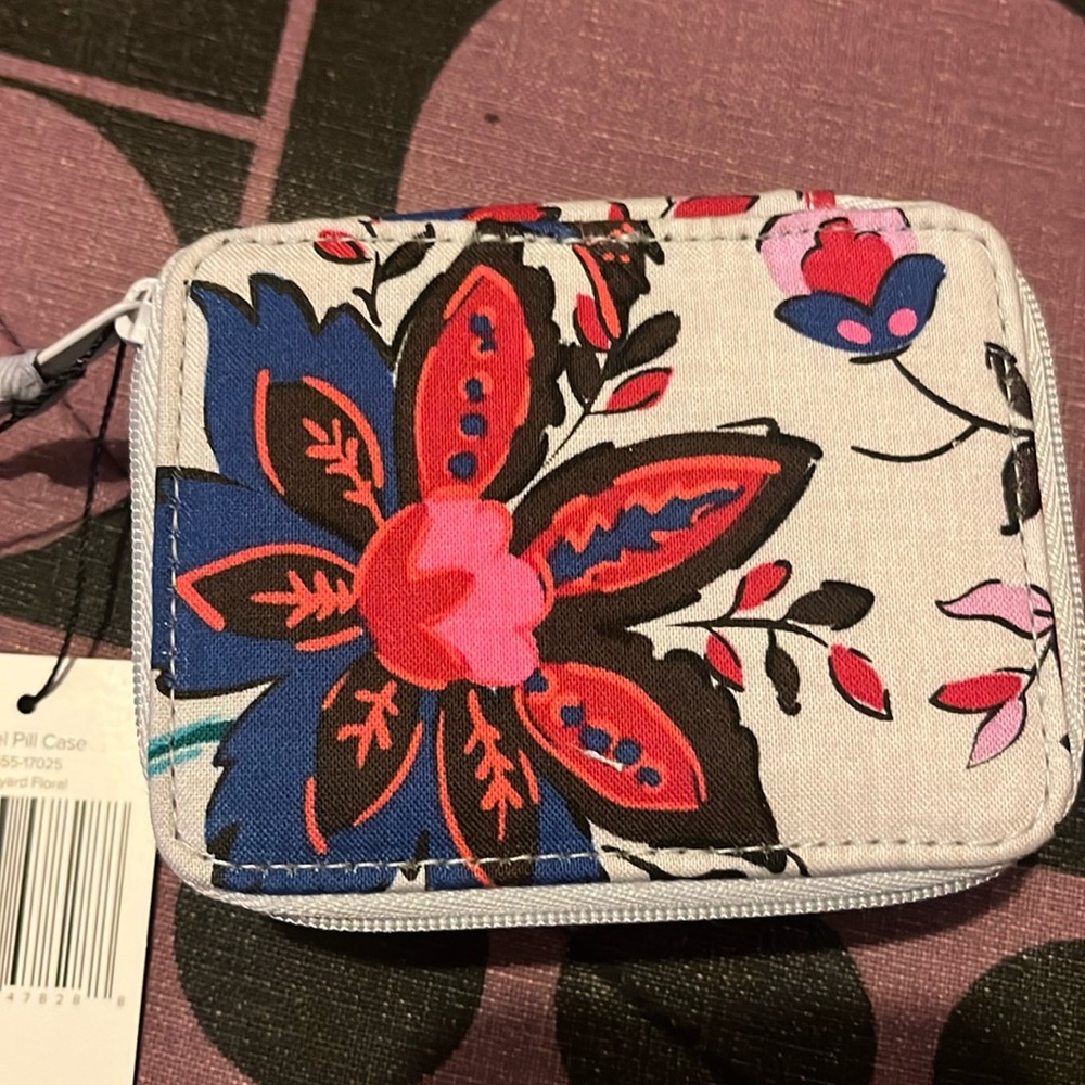 Vera Bradley Cotton Travel Pill Holder